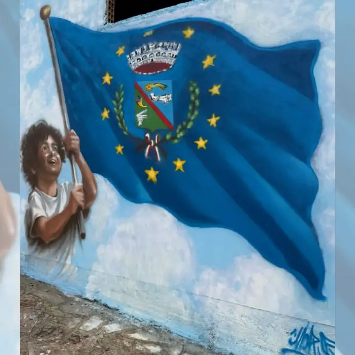 Jonadi, a Nao un murales su una casa disabitata racconta l'identità europea del borgo\n