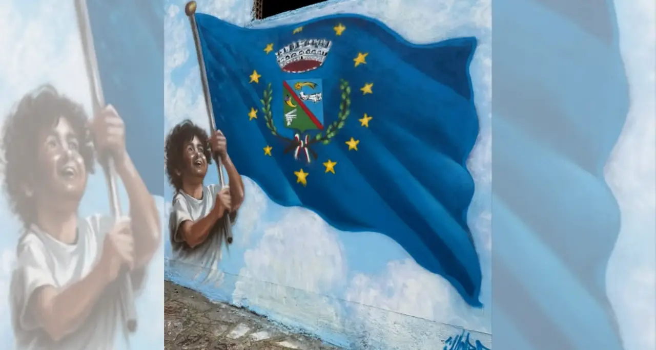 Jonadi, a Nao un murales su una casa disabitata racconta l'identità europea del borgo\n