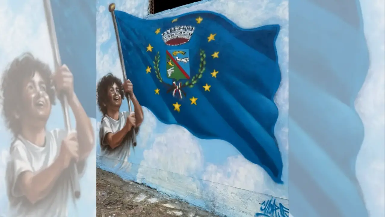 Jonadi, a Nao un murales su una casa disabitata racconta l'identità europea del borgo\n
