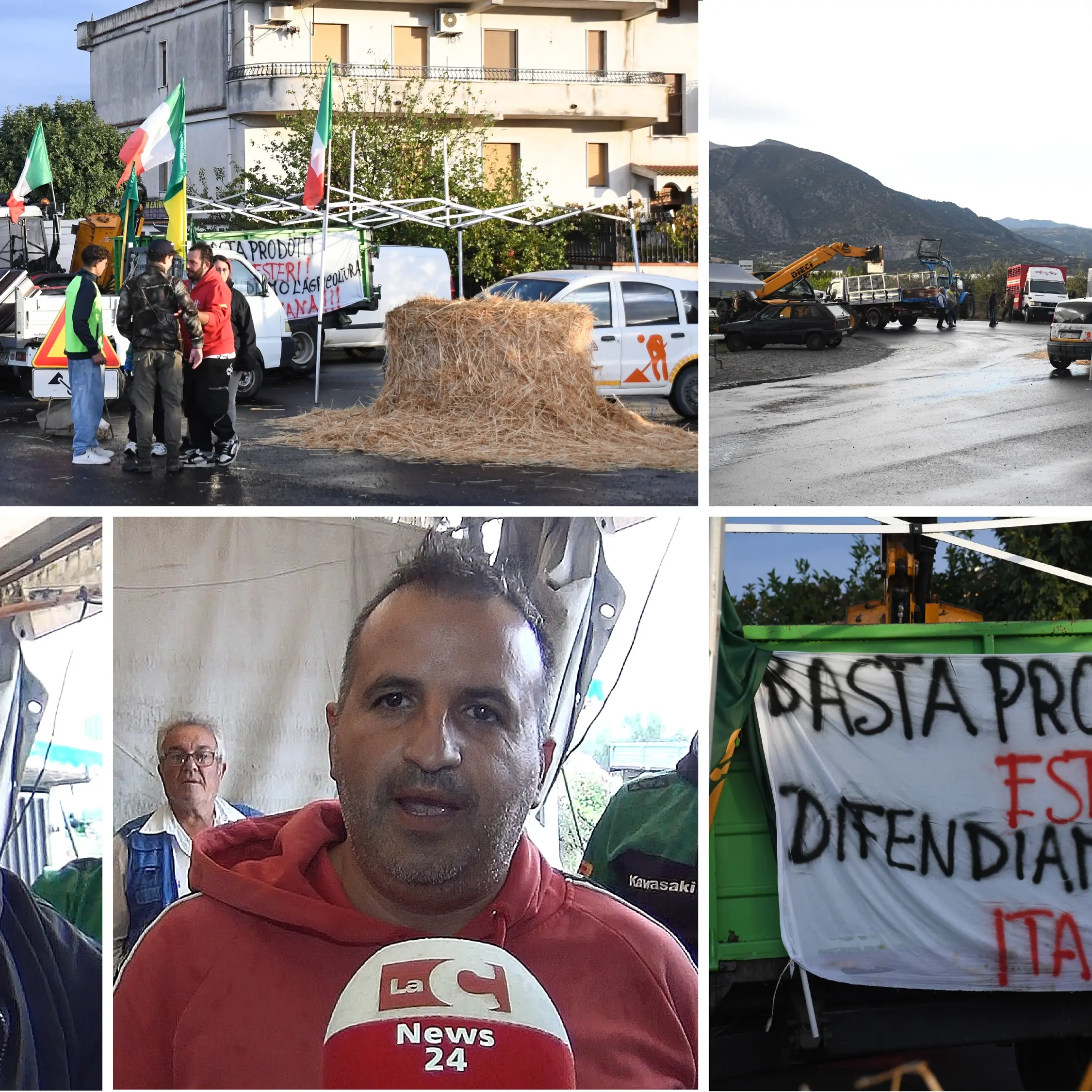 «Abbiamo coltivato debiti, i nostri figli si vergognano di noi»: i trattori non si fermano in Calabria, agricoltori pronti a resistere\n