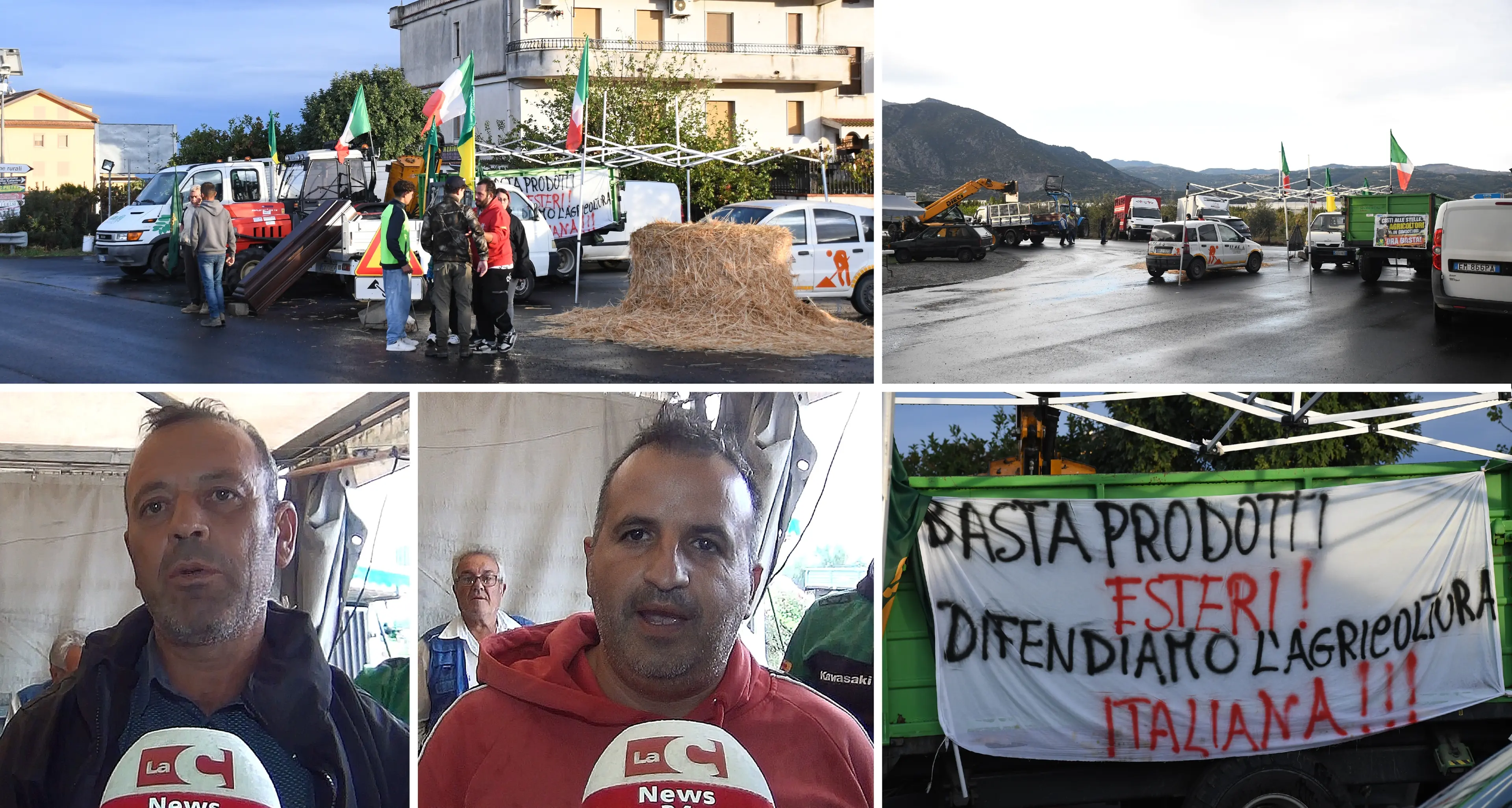 «Abbiamo coltivato debiti, i nostri figli si vergognano di noi»: i trattori non si fermano in Calabria, agricoltori pronti a resistere\n