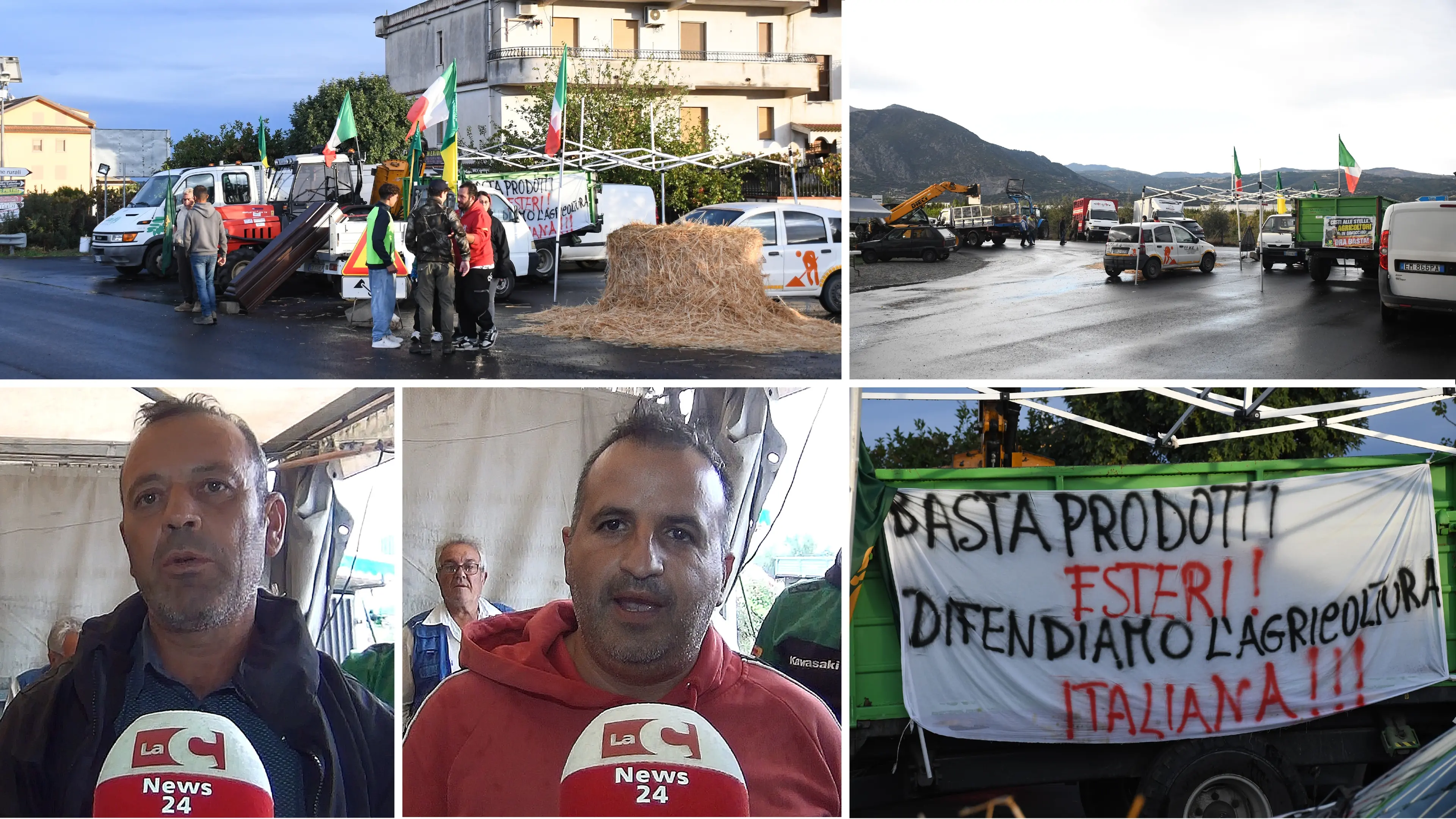 «Abbiamo coltivato debiti, i nostri figli si vergognano di noi»: i trattori non si fermano in Calabria, agricoltori pronti a resistere\n