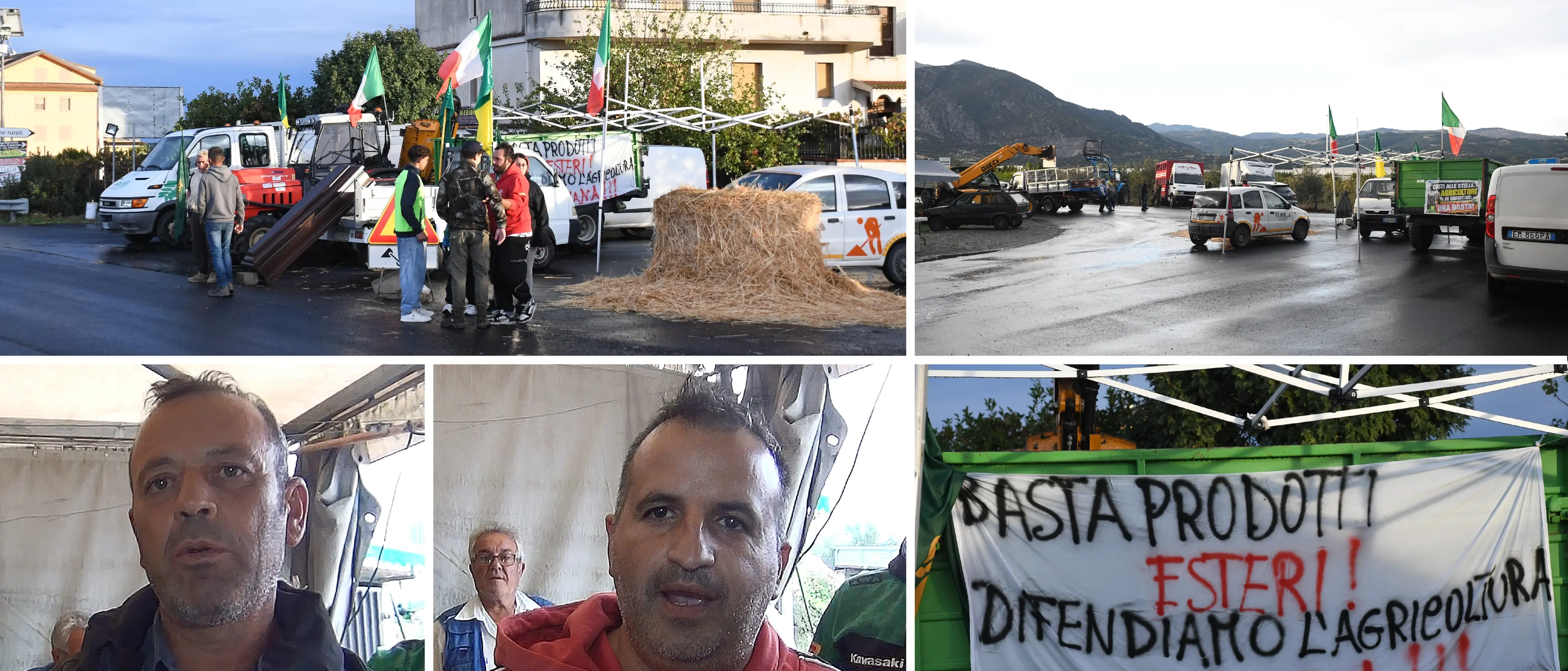 «Abbiamo coltivato debiti, i nostri figli si vergognano di noi»: i trattori non si fermano in Calabria, agricoltori pronti a resistere\n