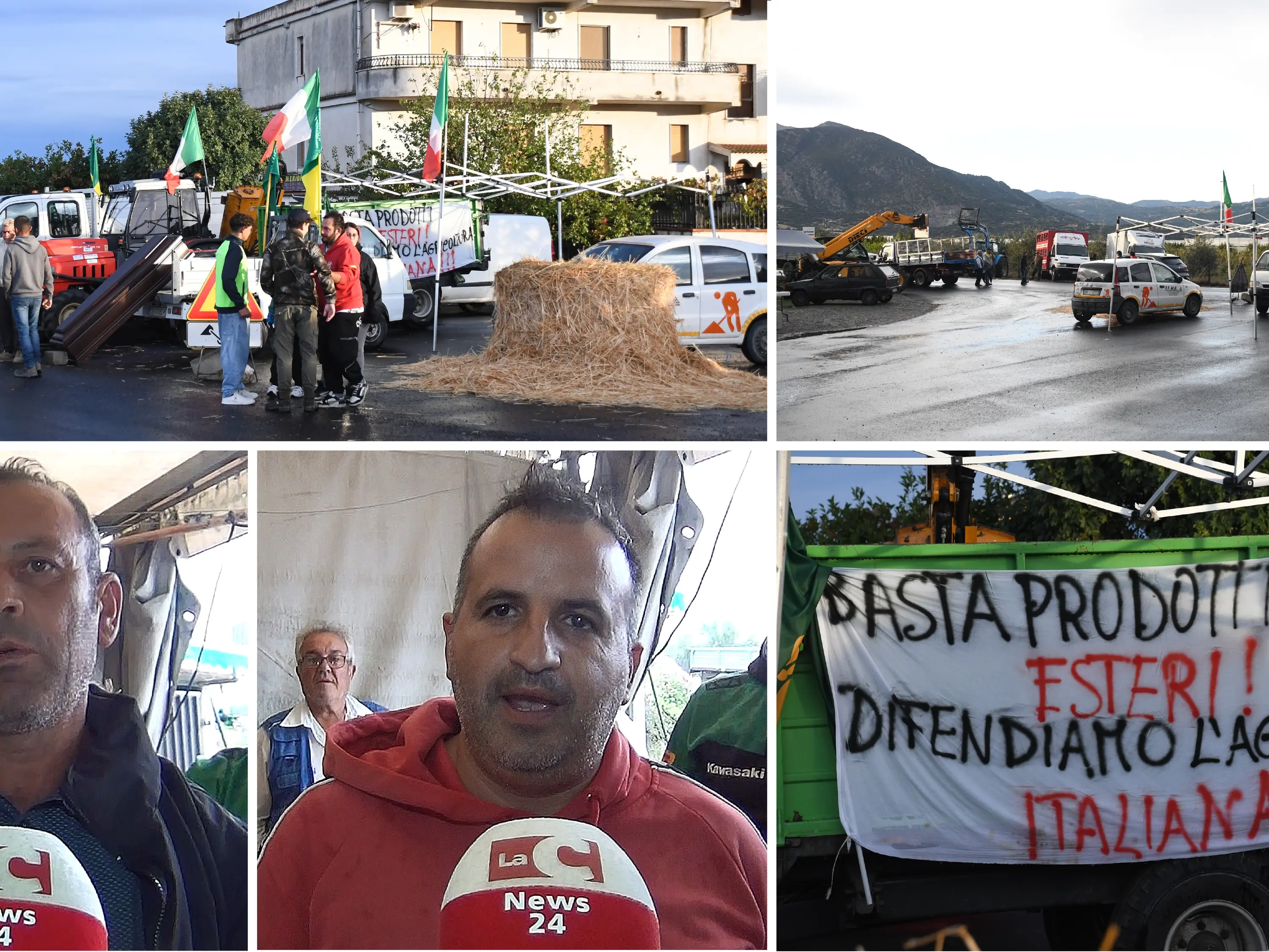 «Abbiamo coltivato debiti, i nostri figli si vergognano di noi»: i trattori non si fermano in Calabria, agricoltori pronti a resistere