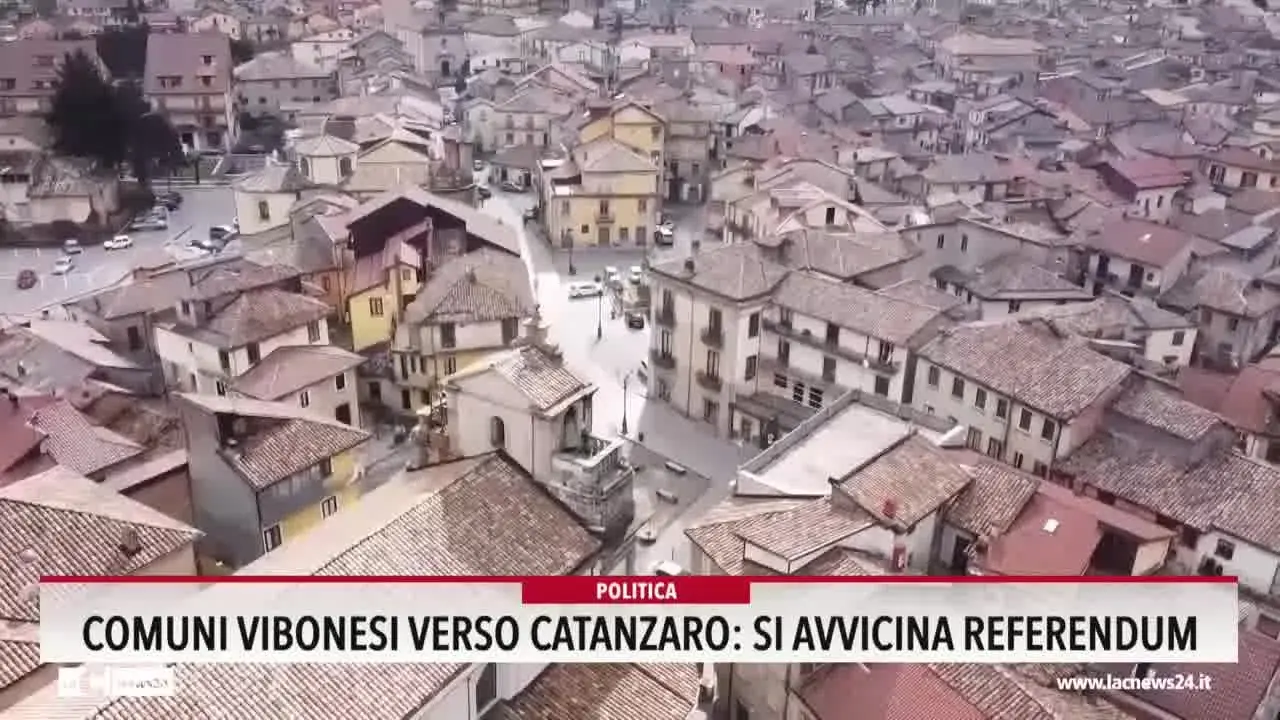 Comuni vibonesi verso Catanzaro, si avvicina il referendum