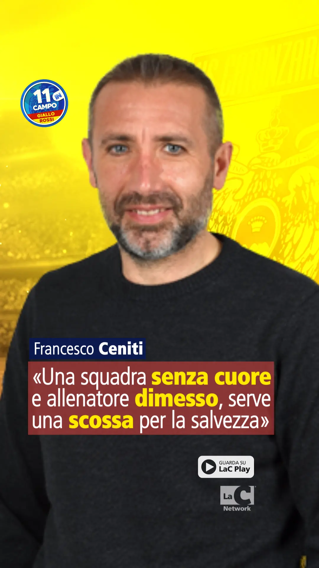 Ceniti: «Al Catanzaro serve una scossa»