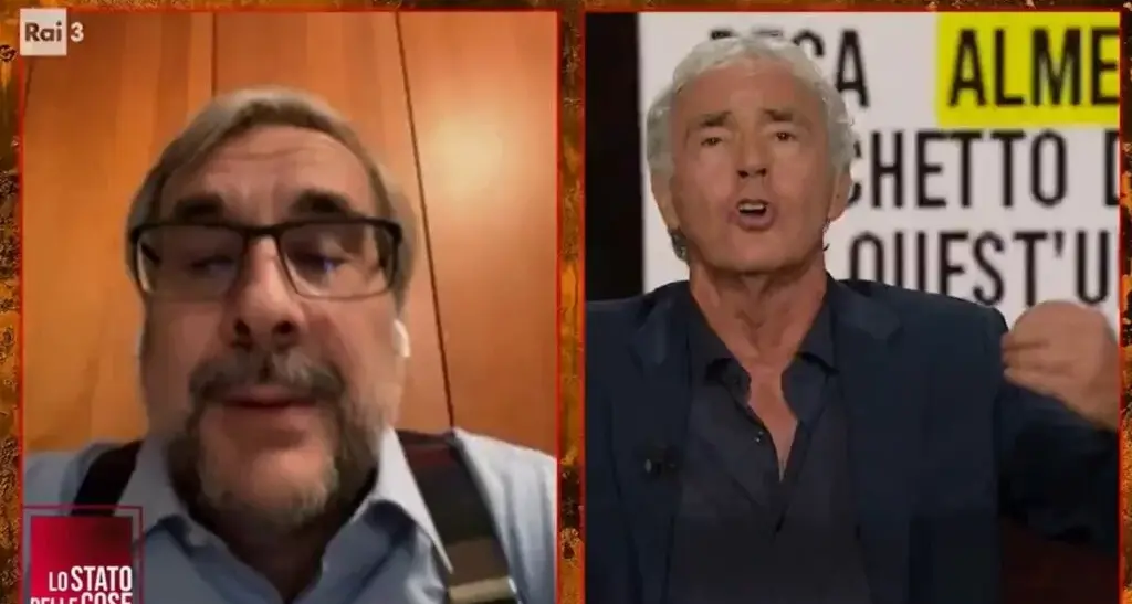 Garlasco, Giletti chiede al consulente dei Poggi: «Sono deficiente?». La risposta choc in diretta: «Sì, lo è»\n