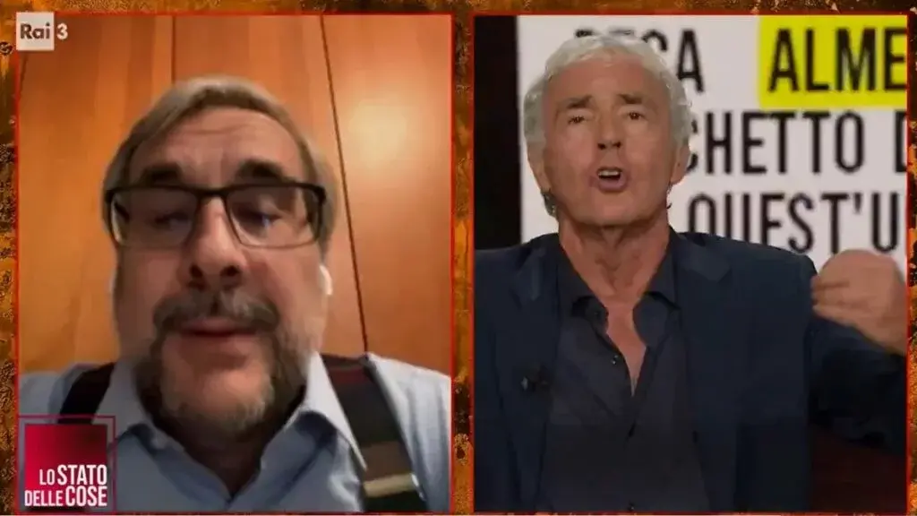 Garlasco, Giletti chiede al consulente dei Poggi: «Sono deficiente?». La risposta choc in diretta: «Sì, lo è»\n