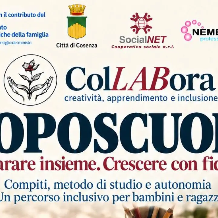 ColLABora, a Cosenza doposcuola e laboratori per bambini e ragazzi: iscrizioni ancora aperte\n