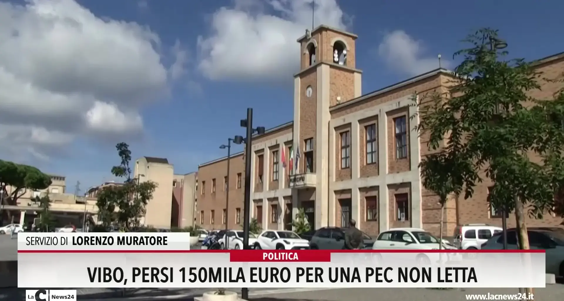 Vibo, persi 150mila euro per una pec non letta