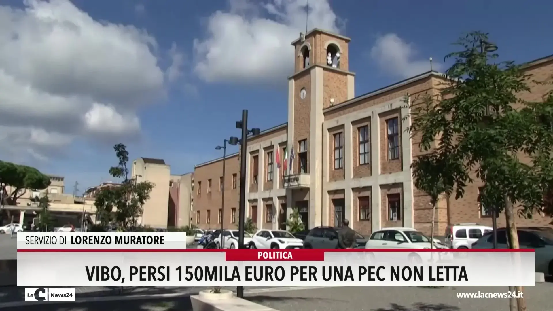 Vibo, persi 150mila euro per una pec non letta