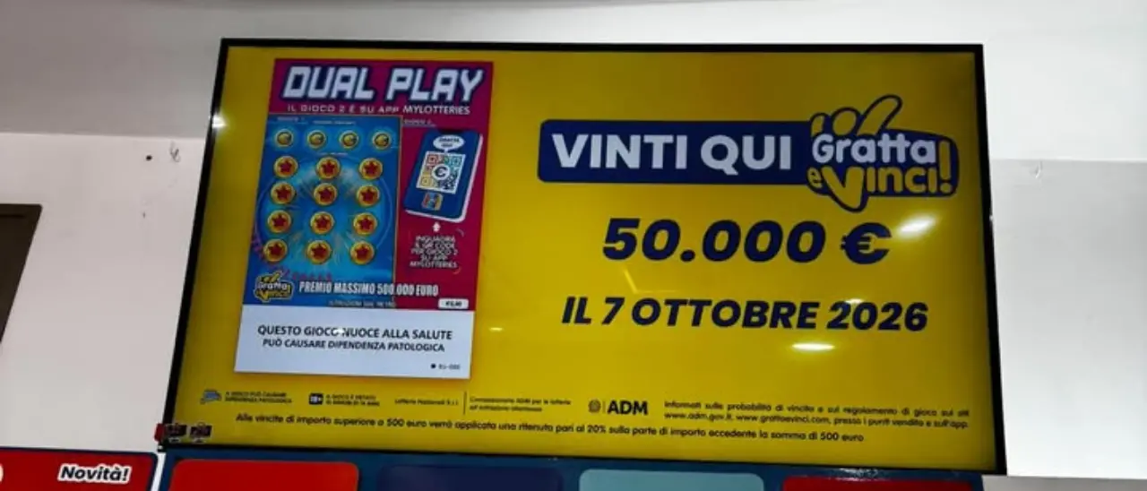 La fortuna è di casa a Ricadi: altri 50mila euro vinti con un Gratta e Vinci da 5 euro nella stessa tabaccheria già baciata dalla dea bendata a maggio\n
