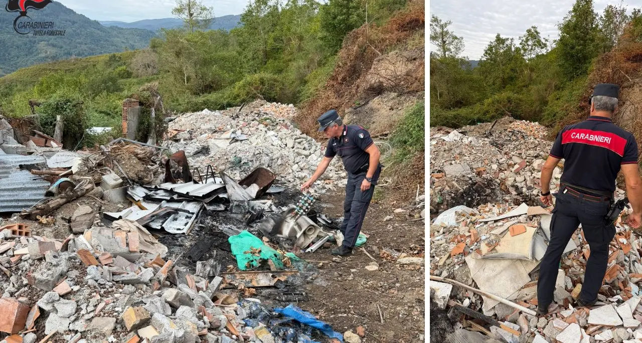 Guardia Piemontese, cinque persone denunciate per gestione illecita di rifiuti\n
