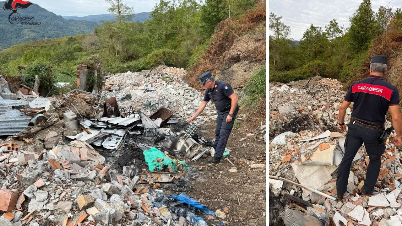 Guardia Piemontese, cinque persone denunciate per gestione illecita di rifiuti\n