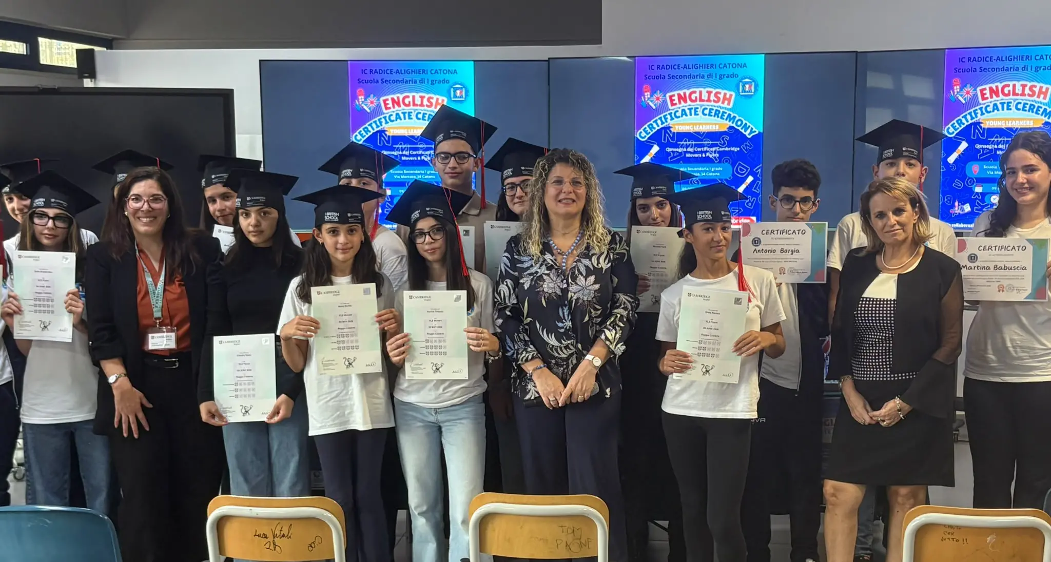 Reggio, l’Ic Radice-Alighieri di Catona celebra il “Certificate Day”\n