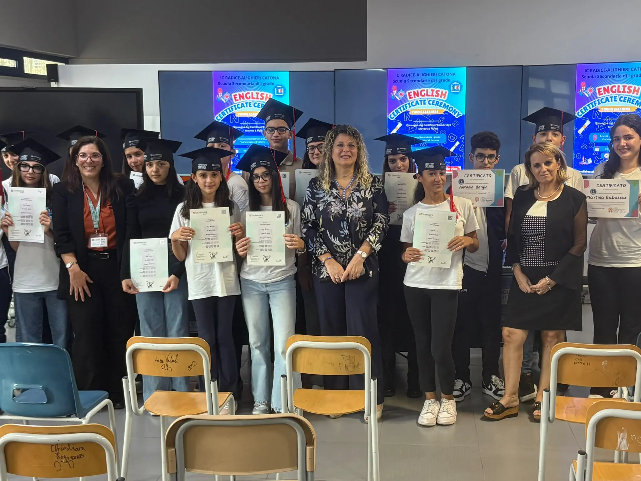 Reggio, l’Ic Radice-Alighieri di Catona celebra il “Certificate Day”\n