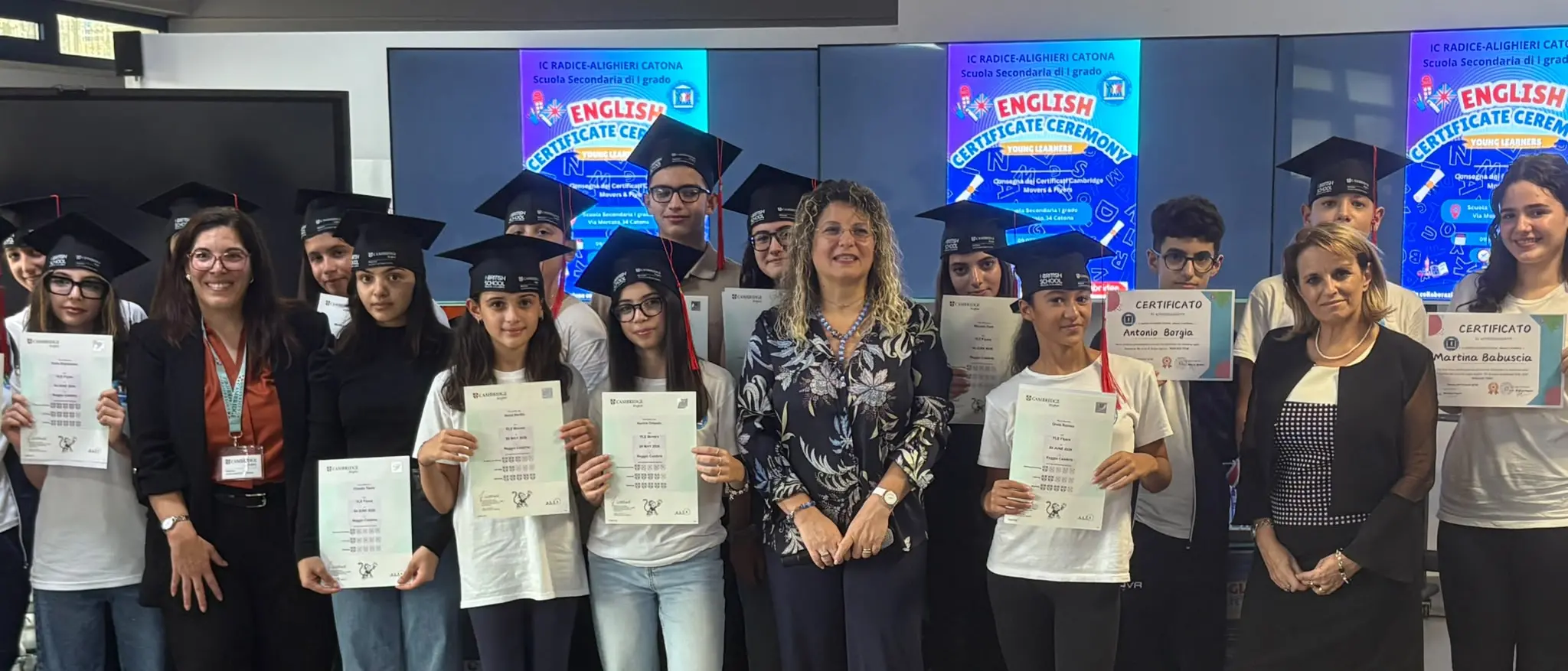 Reggio, l’Ic Radice-Alighieri di Catona celebra il “Certificate Day”\n