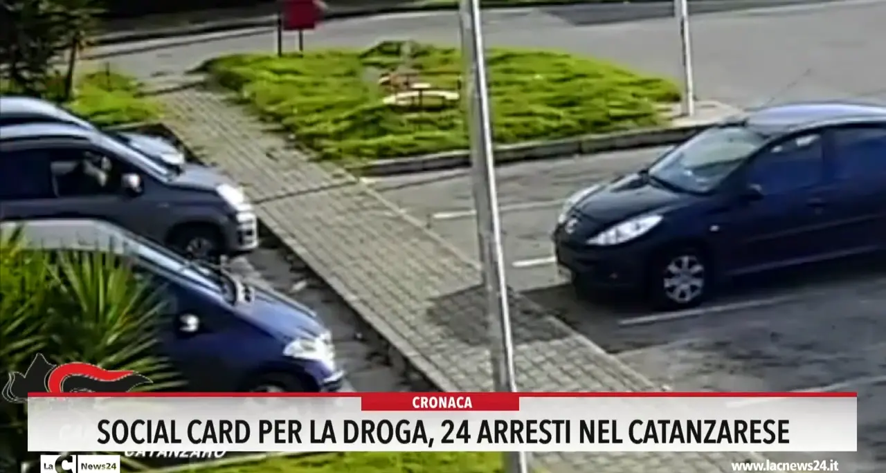 Social card per la droga: 24 arresti nel Catanzarese