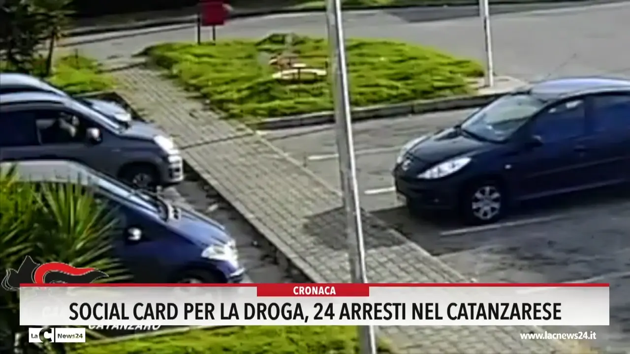Social card per la droga: 24 arresti nel Catanzarese