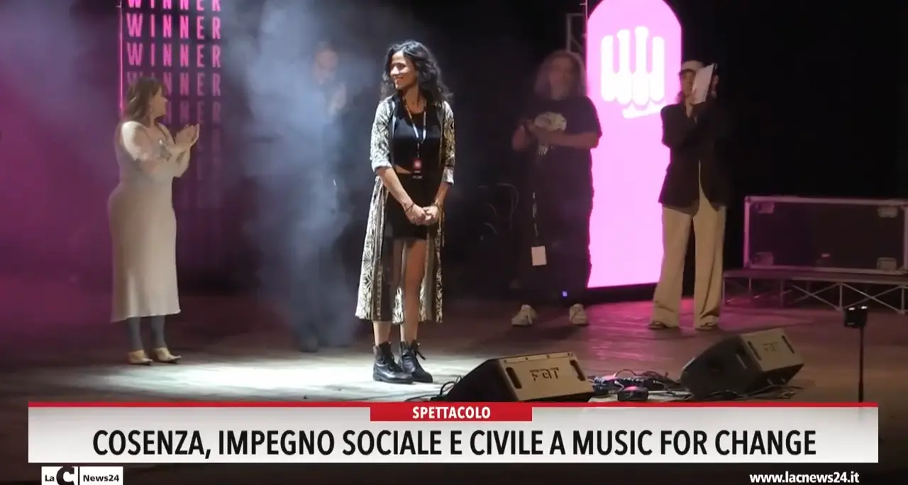 Cosenza, impegno sociale e civile a Music for change