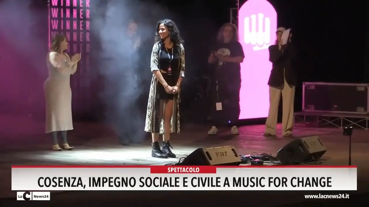 Cosenza, impegno sociale e civile a Music for change