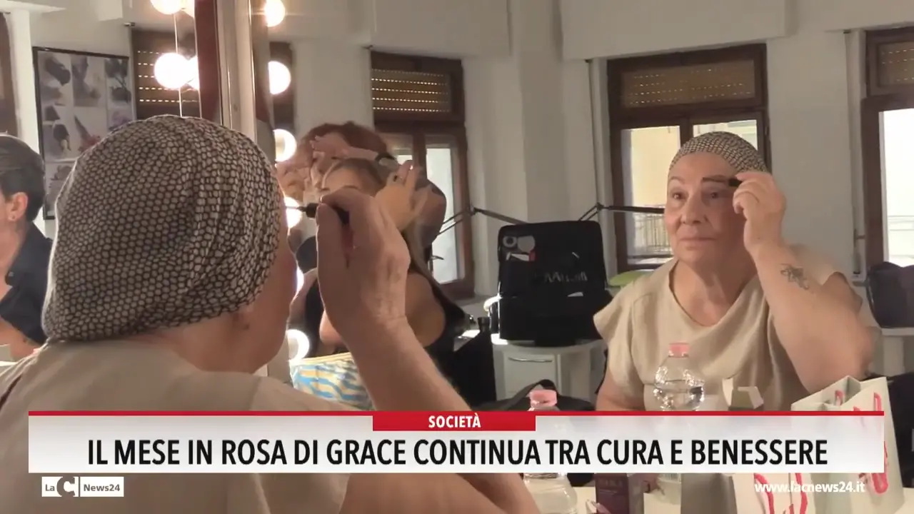 Il mese in rosa di Grace continua tra cura e benessere