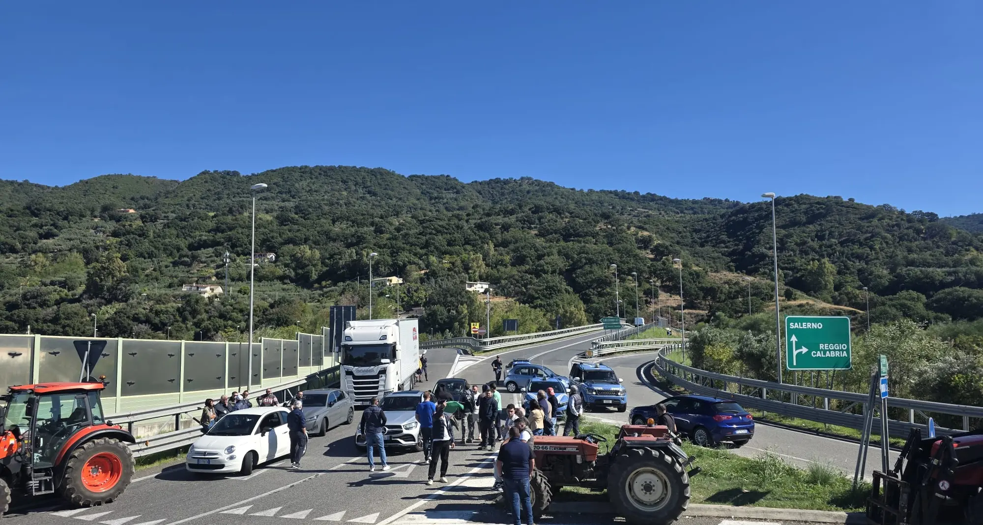 «Protestiamo per tutti, ma non si vede nessuno»: rabbia e delusione tra gli agricoltori in Calabria\n