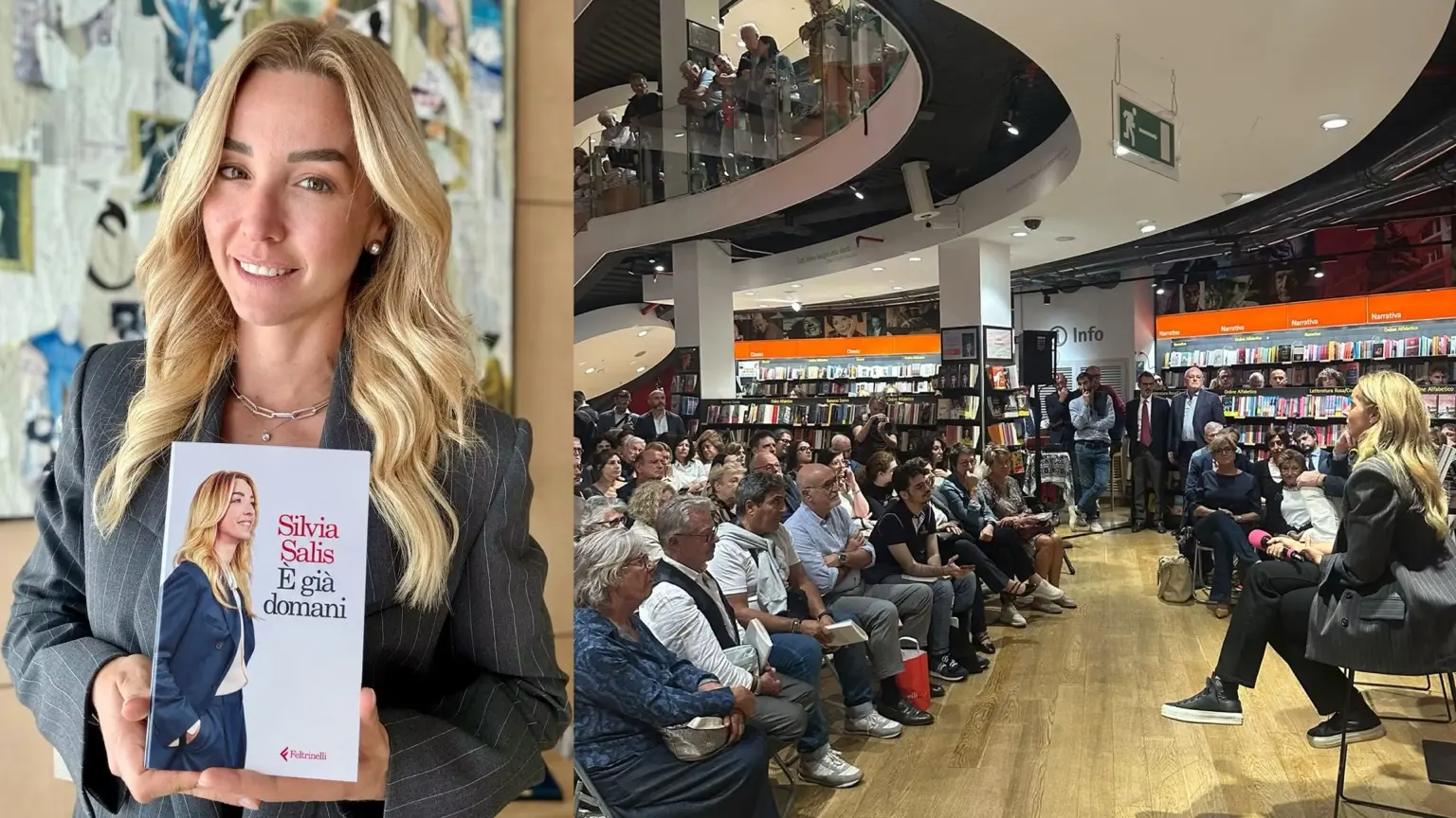 <p>Presentazione del libro È già domani di Silvia Salis a Genova</p>\\n