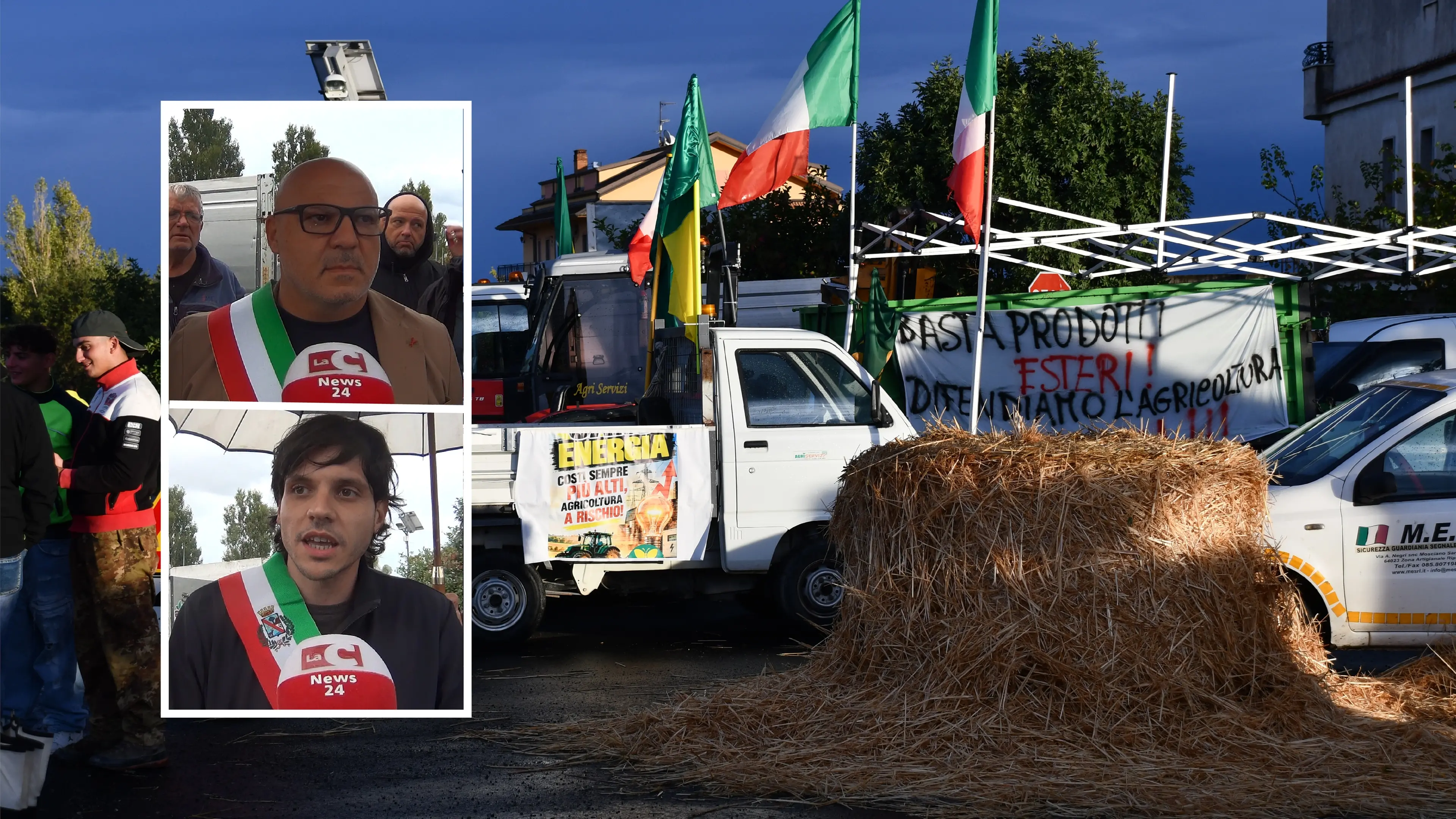 Agricoltori in protesta in Calabria, i sindaci alzano la voce: «Dove sono i sindacati che dovrebbero aiutarli?»\n