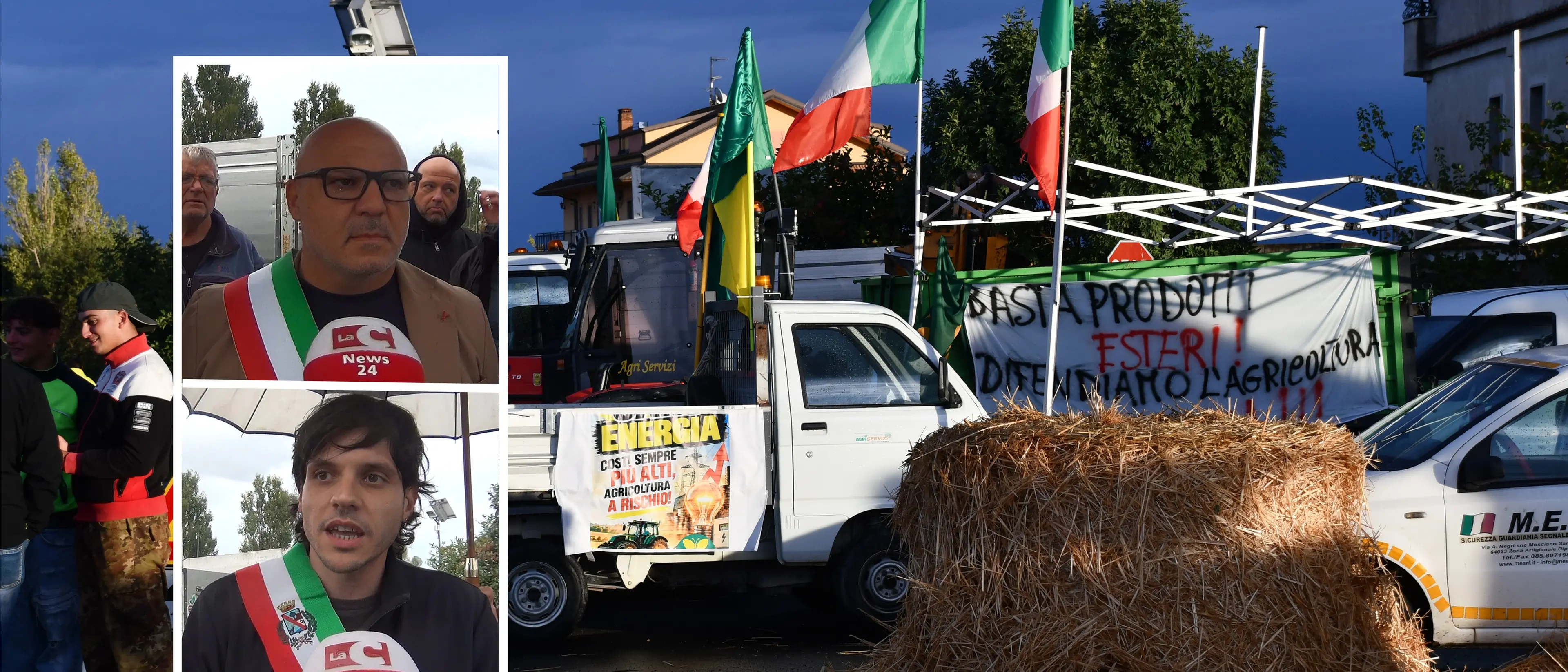Agricoltori in protesta in Calabria, i sindaci alzano la voce: «Dove sono i sindacati che dovrebbero aiutarli?»\n