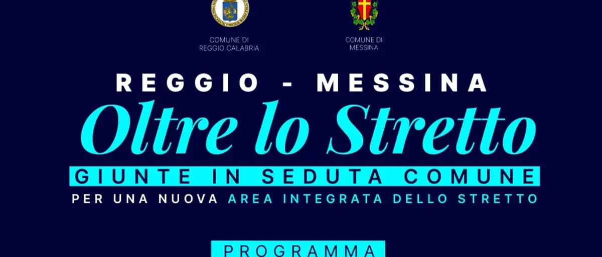 Area integrata dello Stretto, domani 16 ottobre le Giunte di Reggio Calabria e Messina in seduta comune a bordo di una nave\n