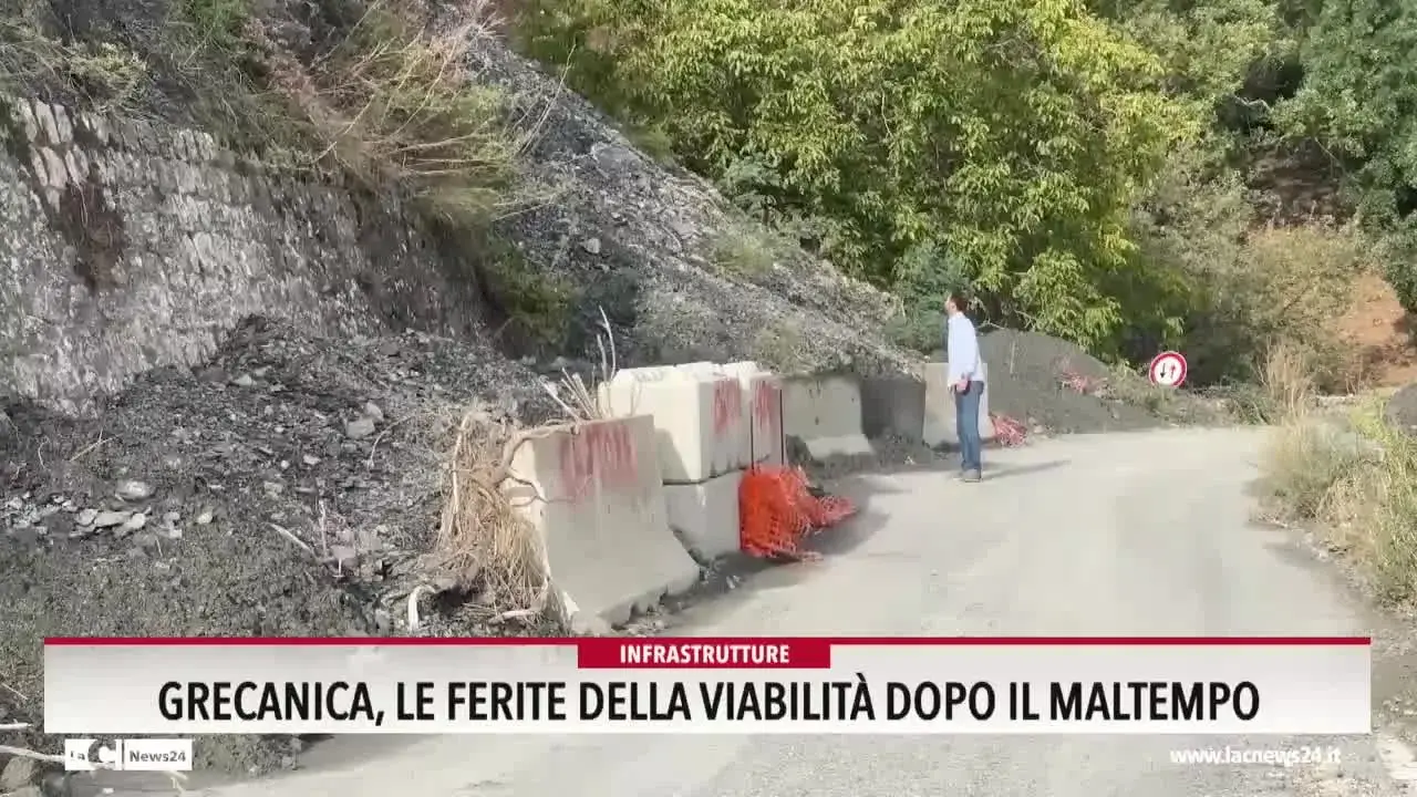 Grecanica, le ferite della viabilità dopo il maltempo