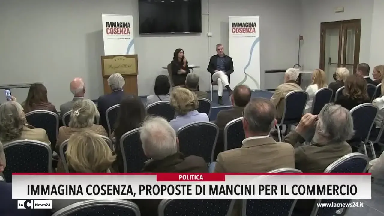 Immagina Cosenza, proposte di Mancini per il commercio