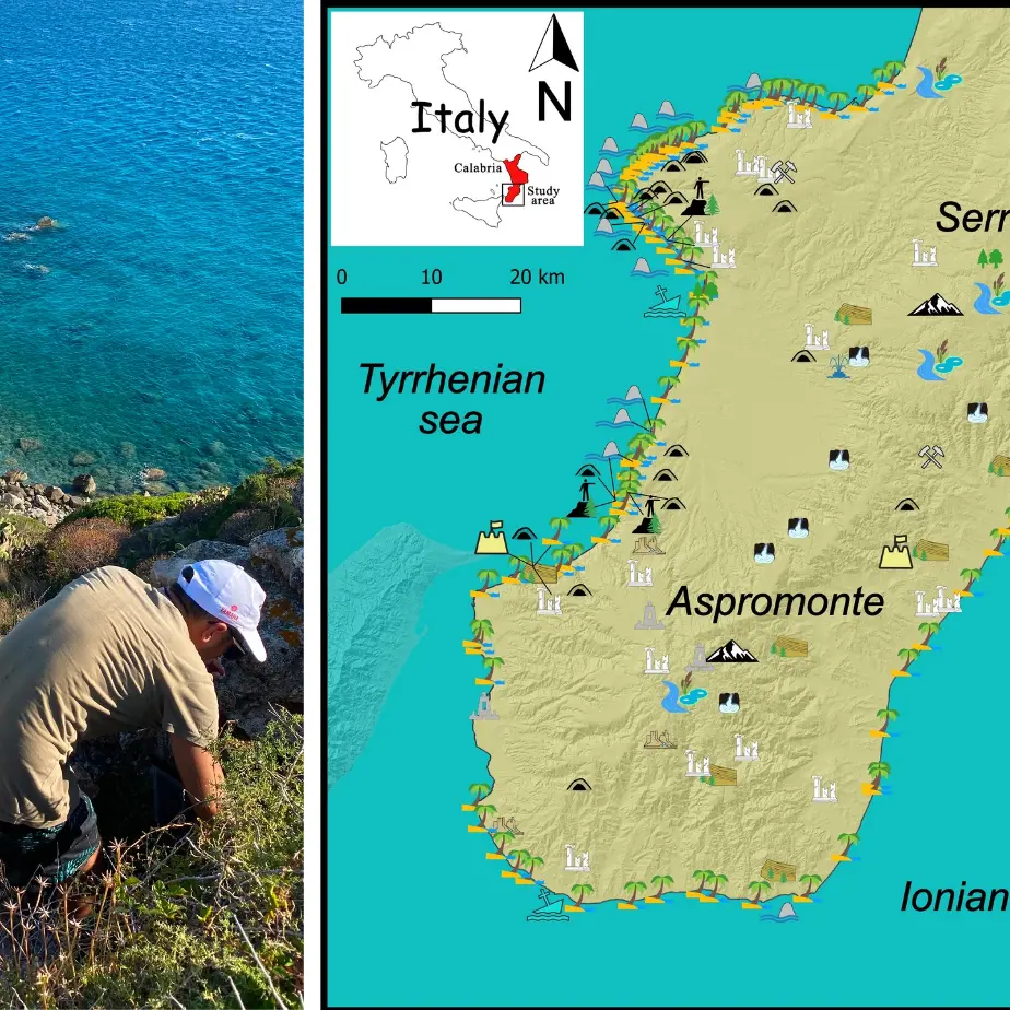 La mappa che svela tesori geologici nascosti: due giovani ricercatori creano la prima carta geoturistica della Calabria\n