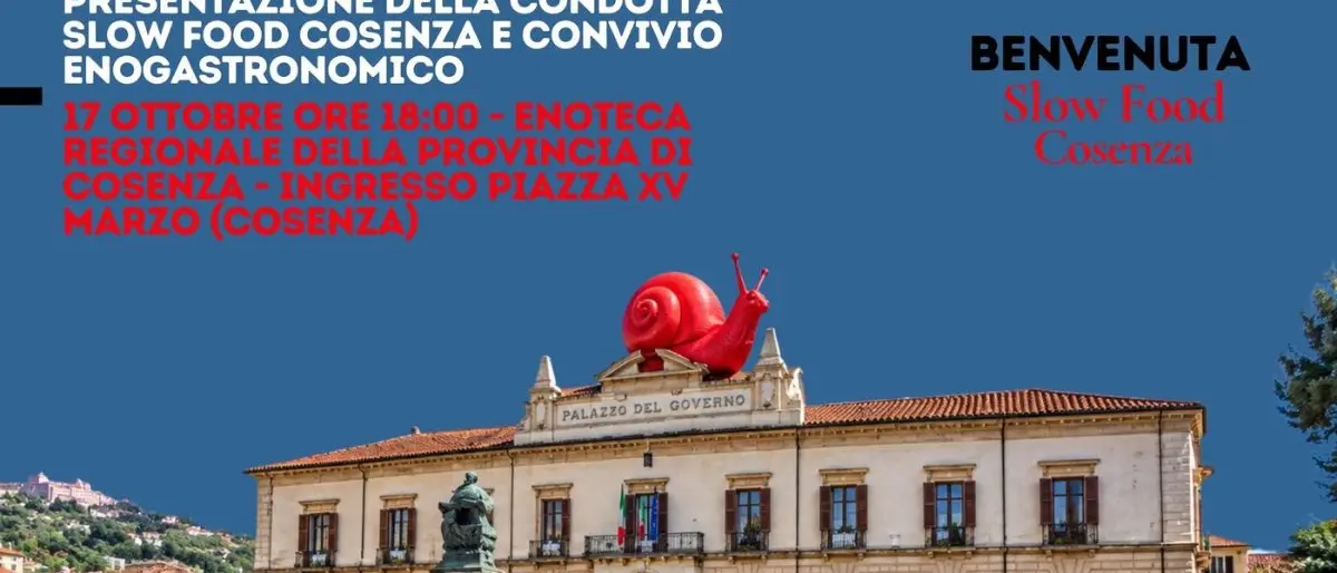 Slow Food Cosenza, sabato l’assemblea costituente della decima condotta regionale all’Enoteca provinciale\n