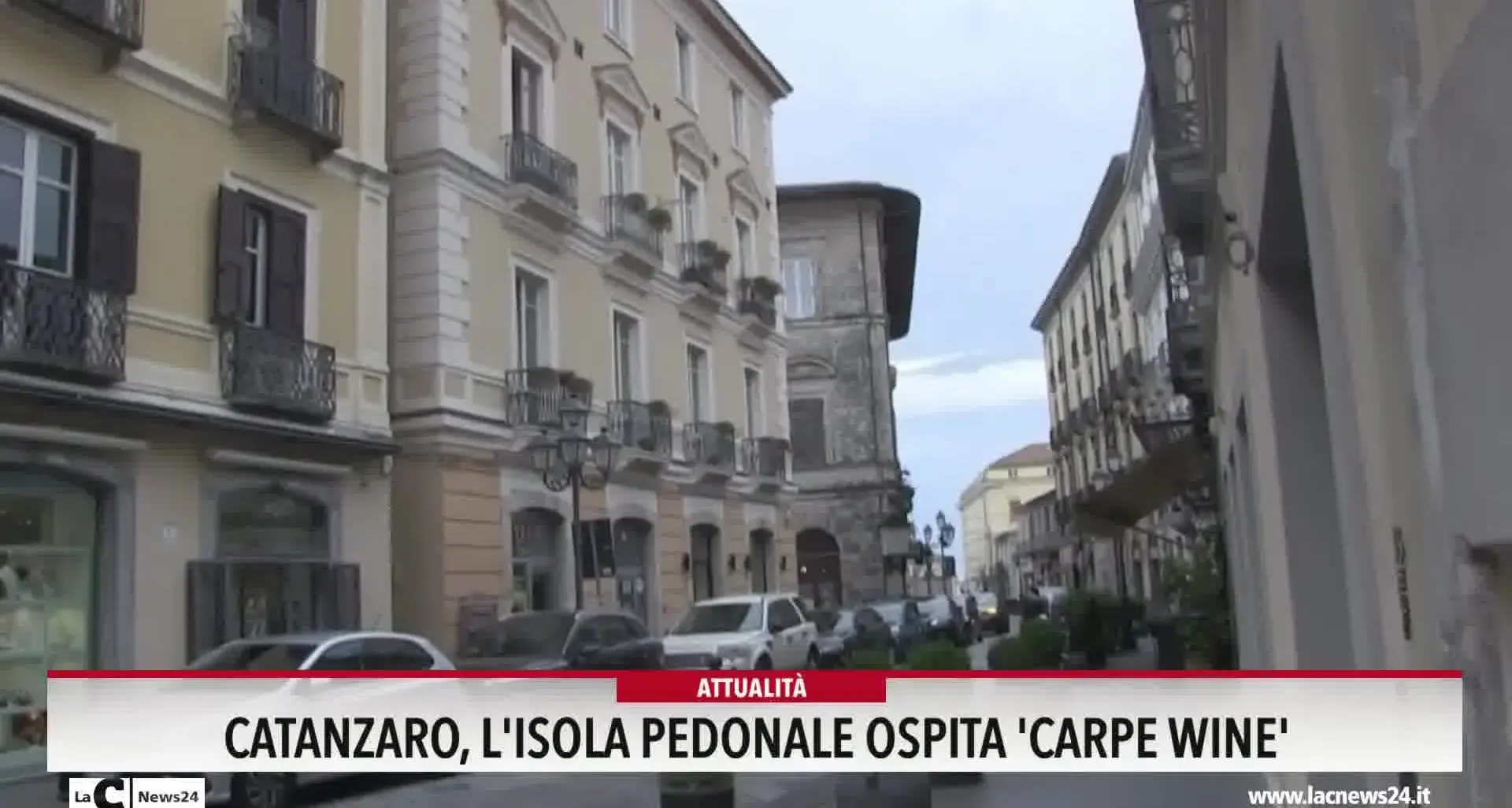 Catanzaro, l'isola pedonale ospita \"Carpe Wine\"