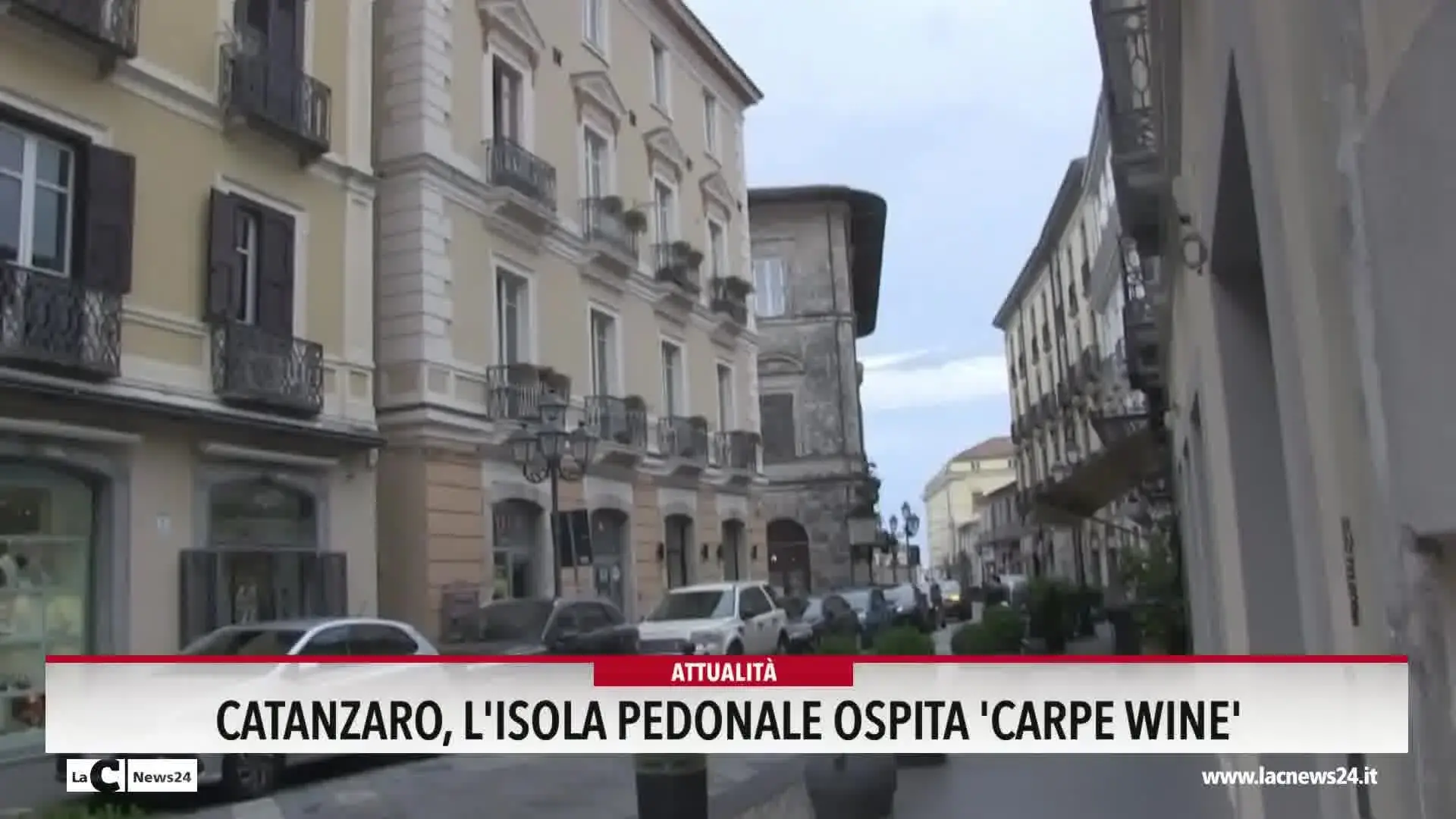 Catanzaro, l'isola pedonale ospita \"Carpe Wine\"