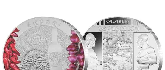 La Zecca dello Stato conia la Calabria: il Cirò e la Cipolla Rossa di Tropea nella nuova moneta da 5 euro\n