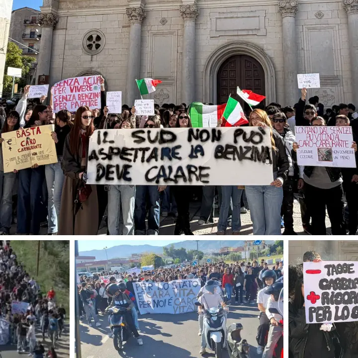 Caro vita e carburanti, la protesta si allarga agli studenti in Calabria: «Non ce la fa più nessuno»\n