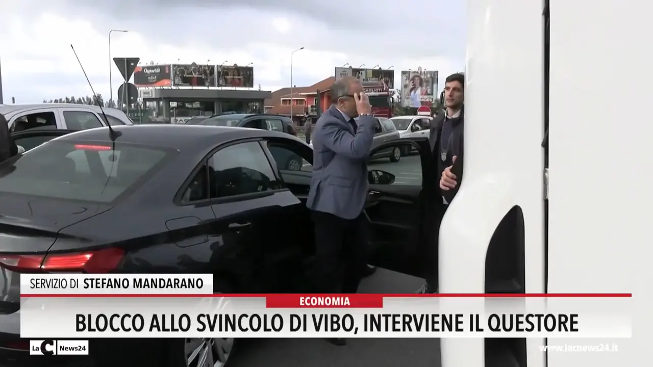 Blocco allo svincolo di Vibo, interviene il questore