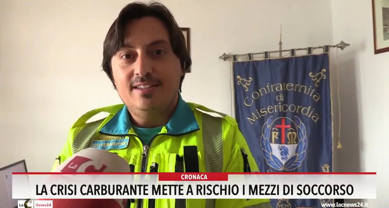 La crisi carburante mette a rischio i mezzi di soccorso