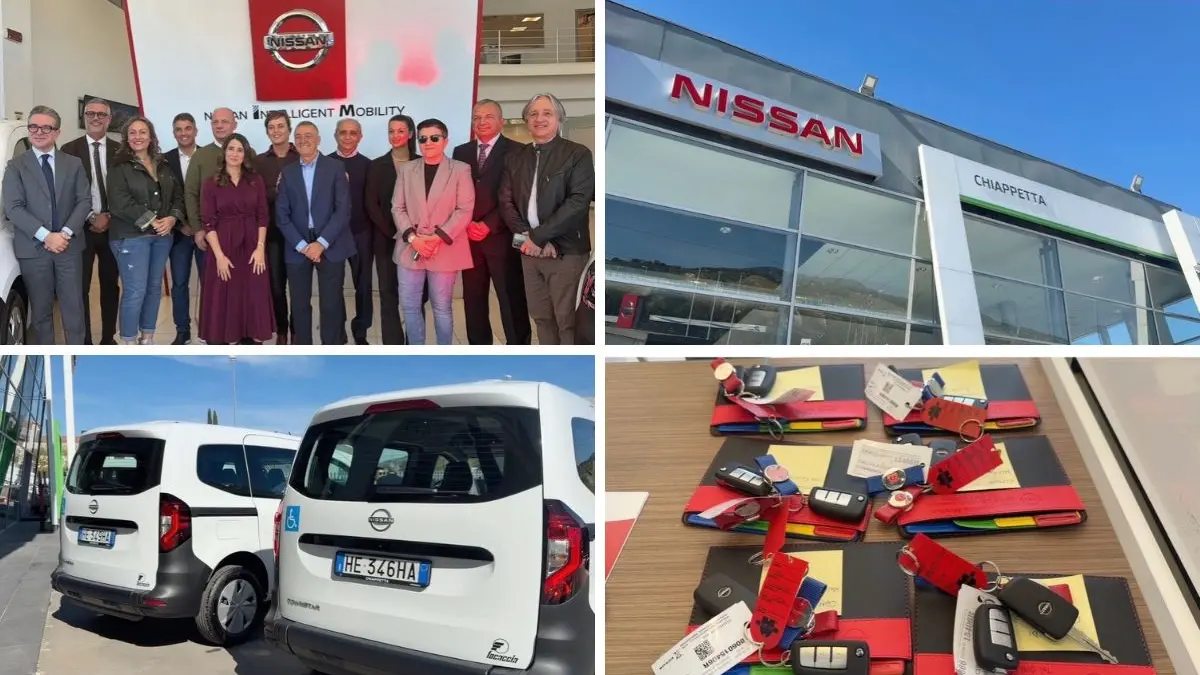 <p>Consegna delle auto da parte di Nissan Chiappetta a Rende</p>\\n