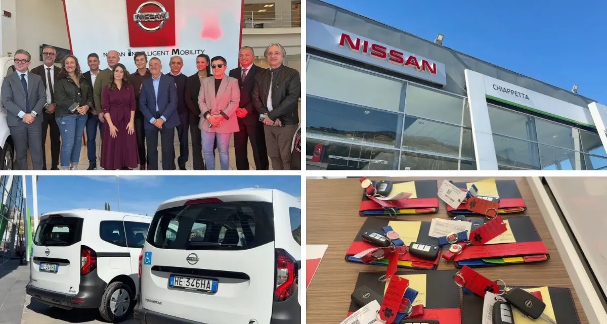 Mobilità inclusiva, sei Nissan Townstar ai Comuni del Cosentino per il trasporto assistito\n