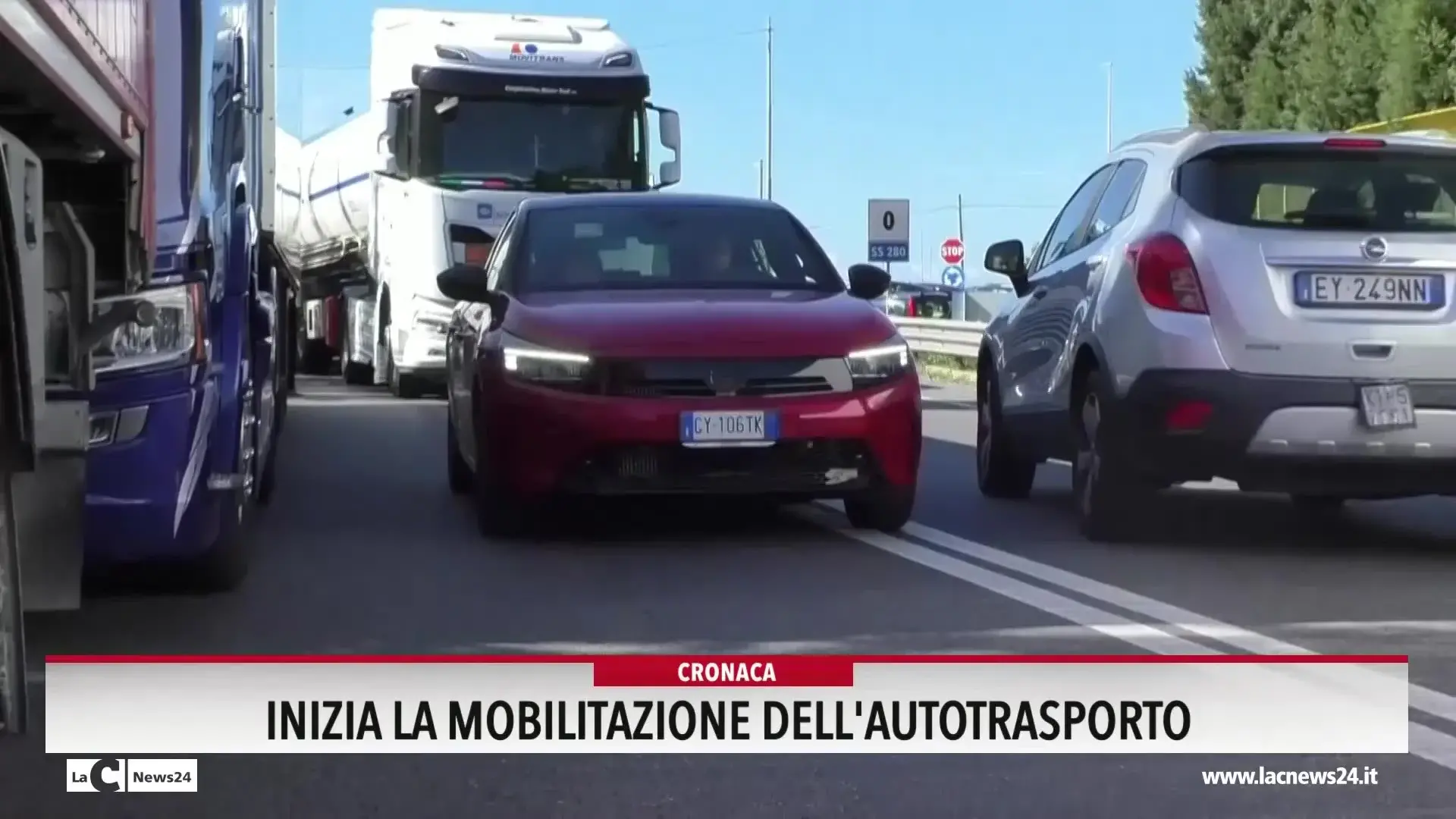 Inizia la mobilitazione dell'autotrasporto
