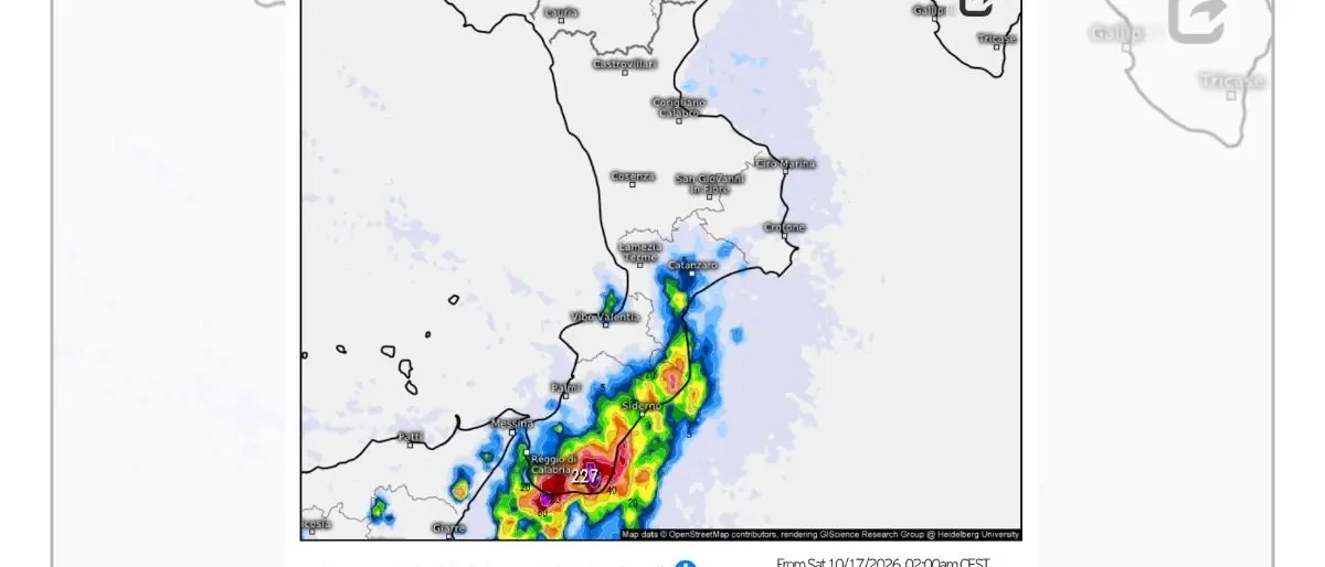 Meteo Calabria, da domenica torna il caldo: piogge e possibili temporali sullo Jonio\n