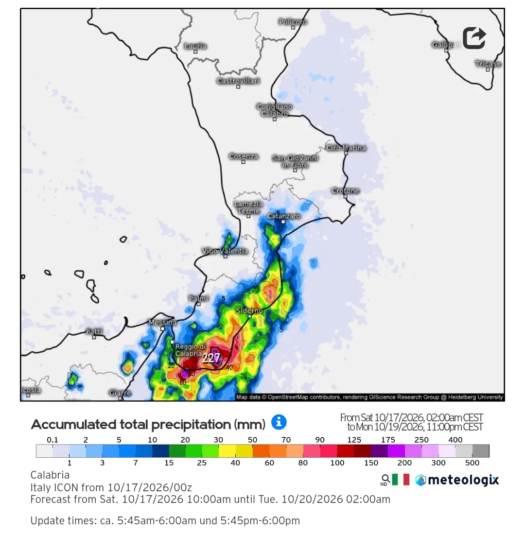 Meteo Catanzaro, torna il caldo ma con il rischio pioggia: le previsioni per il weekend\n