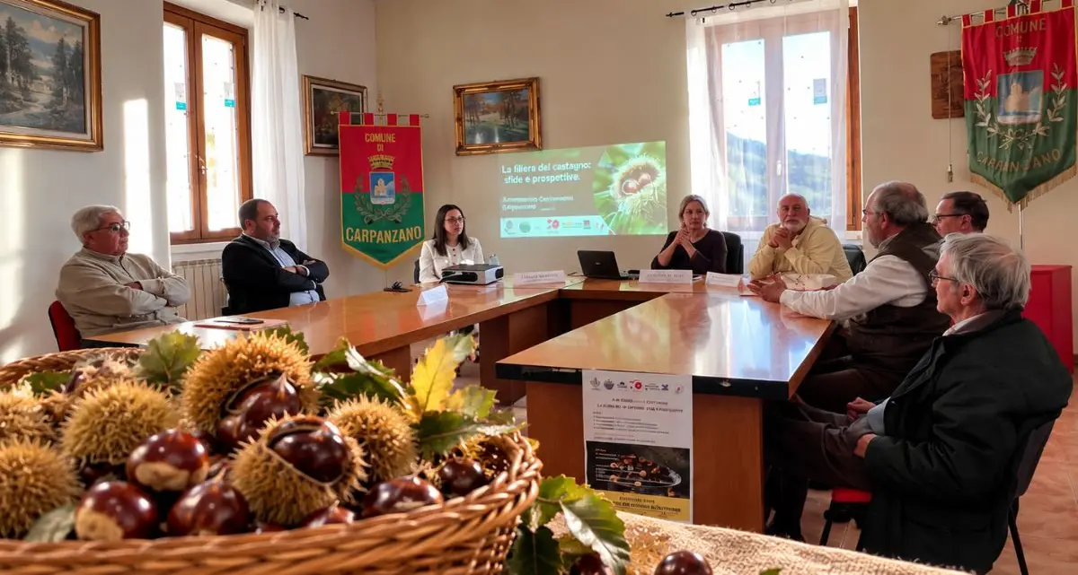 Castagna Rovellese, qualità alta e prezzi bassi: a Carpanzano l’appello a fare rete tra i produttori\n