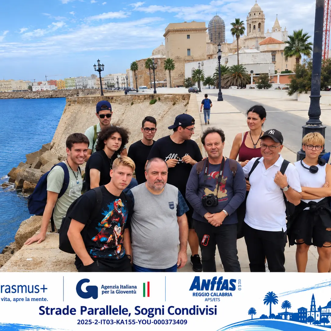 \"Strade parallele, sogni condivisi\": il\u00A0viaggio in Europa\u00A0promosso a\u00A0Anffas Reggio\u00A0con Erasmus+ discoverEu\n