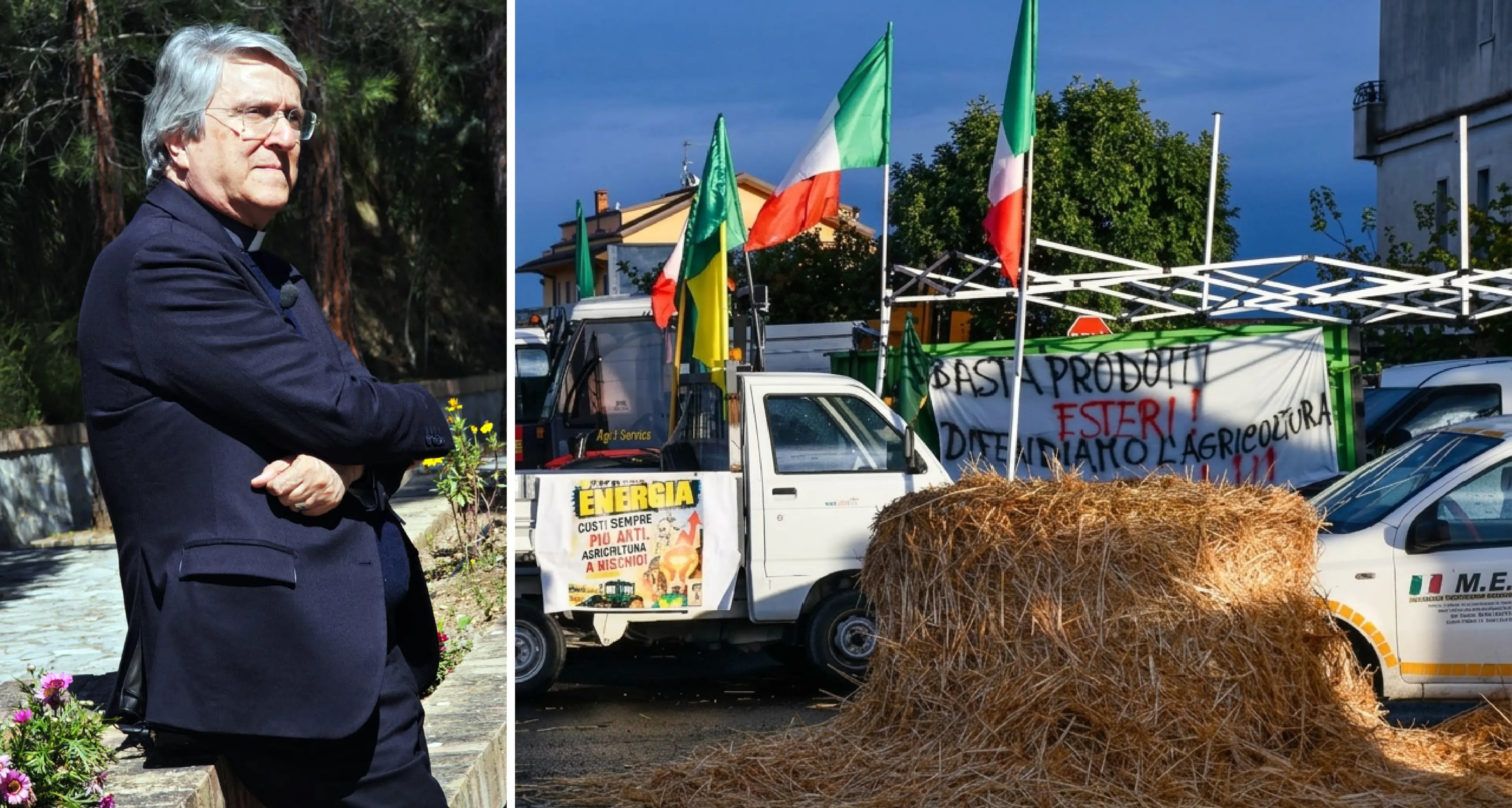 Il vescovo Savino al presidio tra Francavilla e Cerchiara: «La Chiesa lotta con voi, siete gli angeli custodi della terra»\n