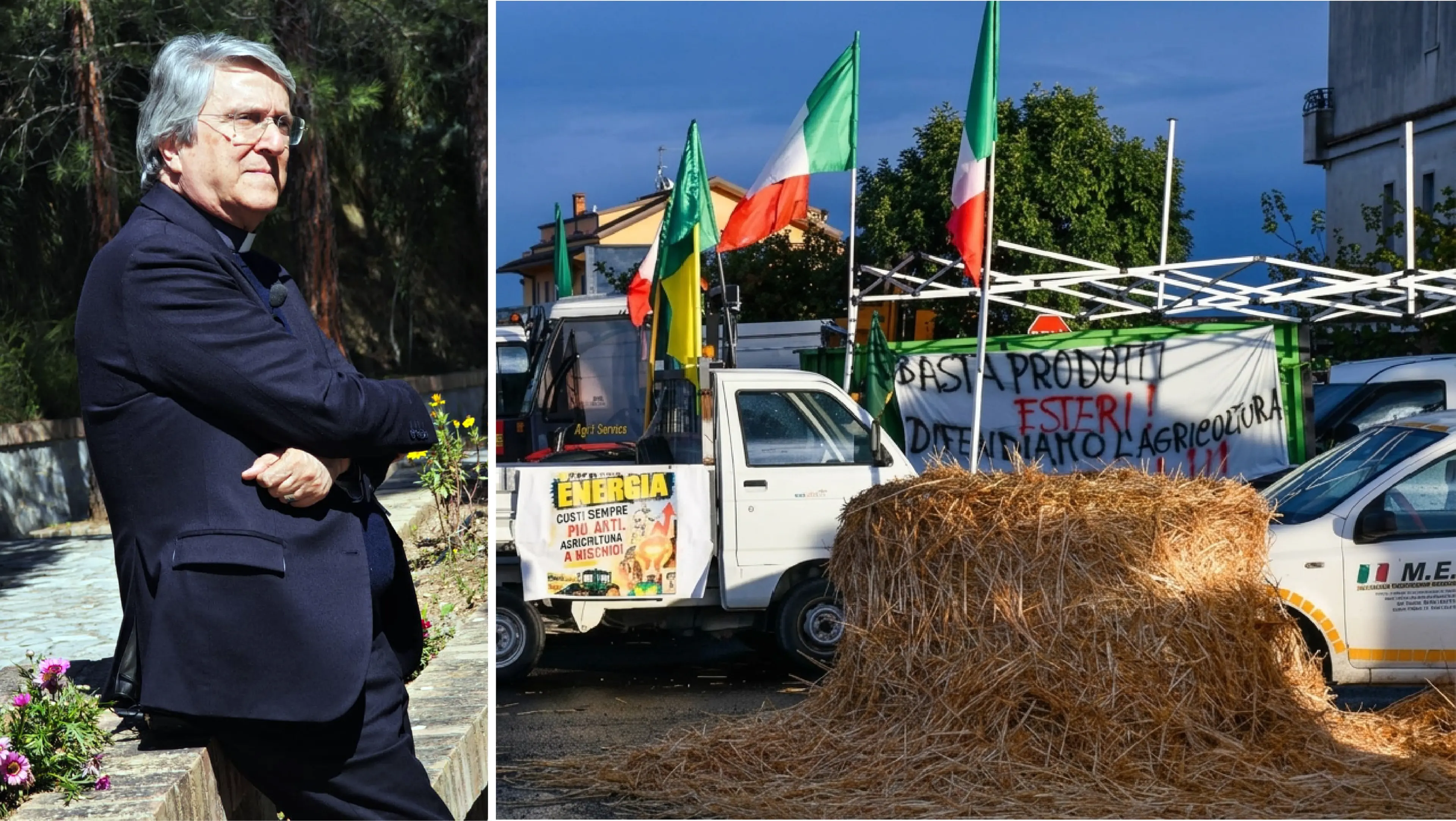 Il vescovo Savino al presidio tra Francavilla e Cerchiara: «La Chiesa lotta con voi, siete gli angeli custodi della terra»\n